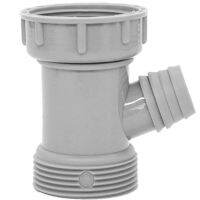 CW Sink Drain Adapter Y shapedBasin Sewer Branch Connector Straight Extension Pipe Joint TrapPipe Filter Fitti