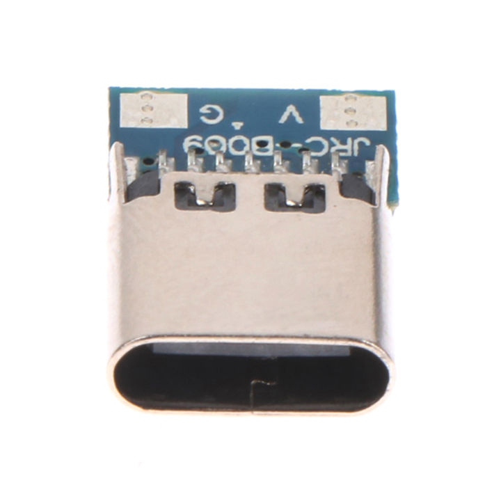 auto-stuffs-usb-3-1-type-c-connector-14-pin-female-socket-receptacle-fast-charging-interface-usb-connector
