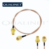 QUALINET RG316 RP SMA F to RP SMA M Extension Cable Wire connector Waterproof Super light for Electrical Antenna WiFi Router