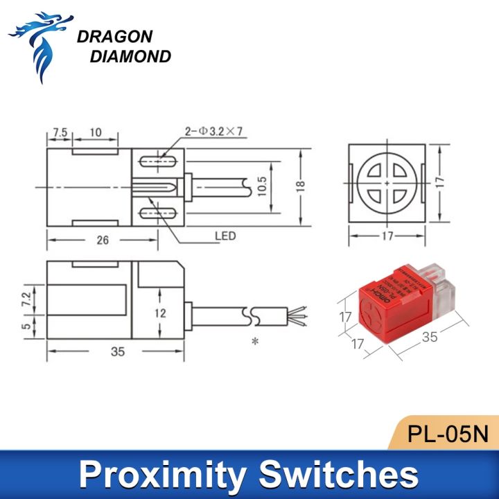 laser-proximity-sensor-switch-dc-6-36v-10mm-pl-05n-normal-open-no-for-laser-engraver-cutting-machine-spare-part
