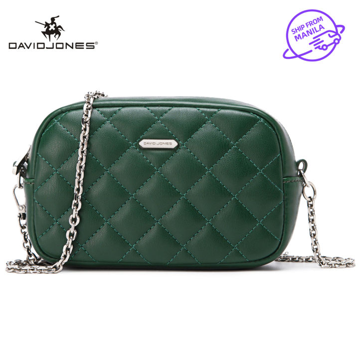 David Jones Green Shoulder Bag For Women