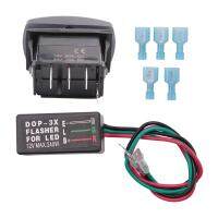 12V Universal 3-Wire Flash Controller W/Turn Signal Switch LED Light Flasher Blinker Relay for Boat Trucks Car ATV UTV