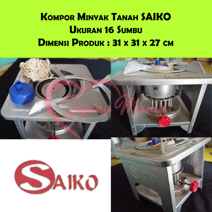 Kompor Minyak Tanah SAIKO 16 Sumbu | Lazada Indonesia