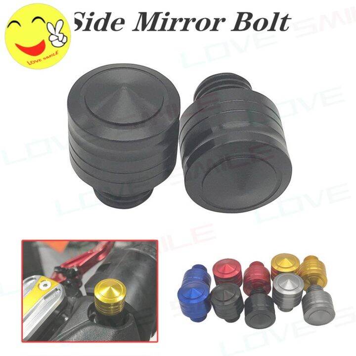 MOTORCYCLE SIDE MIRROR BOLT ADAPTER BOLT UNIVERSAL FOR HONDA AND YAMAHA