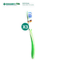 (แพ็ค 3) Dentiste 4K Premium Toothbrush แปรงสีฟันระดับพรีเมียม ขนแปรง NTSB และนวัตกรรมด้ามจาก German ไม่ทำร้ายฟันและเหงือก เดนทิสเต้