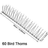 หนามป้องกันนกพิราบ1ชิ้นควบคุมสัตว์รบกวนยากันยุงอุปกรณ์สแตนเลสในสวน