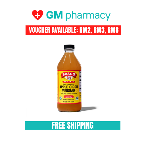 [FREE SHIPPING]Bragg Organic Apple Cider Vinegar (946ml) [Expiry10/8/2027] Lazada