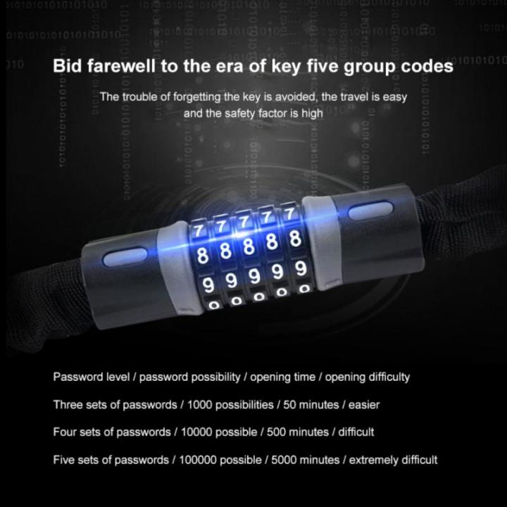 bicycle-lock-password-lock-mountain-bike-portable-lock-chain-bicycle-electric-bike-motorcycle-anti-theft-steel-alloy-chain-lock