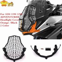 สีส้มสำหรับ KTM 1050 1090 1190 1290 Super ADVENTURE R L อุปกรณ์มอเตอร์ไซค์ตัวป้องกันไฟหน้าฝาครอบป้องกัน CNC