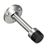 【LZ】 New listing stainless steel rubber door stopper door stop bedroom / bathroom door holder wall to prevent collision pad