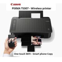 (รับประกัน 1ปี) Wifi Printer Canon Pixma TS307 ปริ้นเตอร์ Inkjet รองรับการใช้งานผ่าน Wireless สามารถปริ้นผ่านมือถือได้