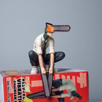 โมเดลฟิกเกอร์ รูปมนุษย์เลื่อยยนต์ Denji เหมาะกับของขวัญ สําหรับตกแต่งบ้าน โต๊ะเก็บสะสม
