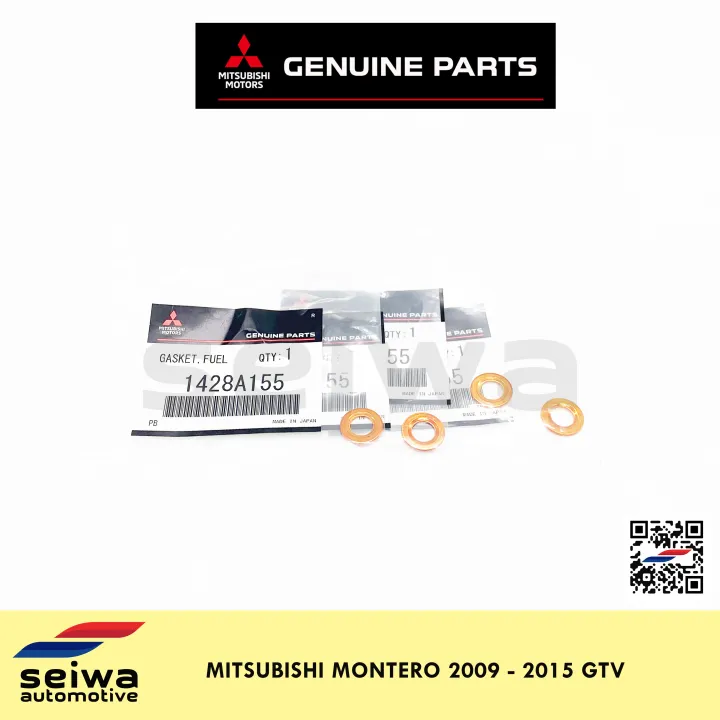 [2009 2015 2.5L GTV] Mitsubishi Montero Fuel Injector Gasket Set (4