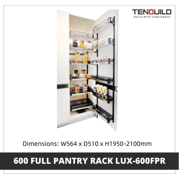 Tenbuild 600 Full Pantry Rack LUX600FPR Lazada PH