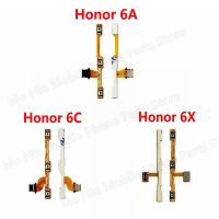 Power Volume Flex Cable ปุ่มด้านข้างปุ่มเปิดปิดสวิตช์ Flex Cable สําหรับ Huawei Honor 6A 6C 6X ซ่อมอะไหล่