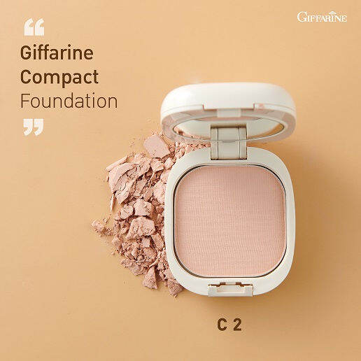 ส่งฟรี-แป้งพัฟ-แป้งพัฟกิฟฟารีน-แป้งผสมรองพื้น-giffarine-compact-foundation