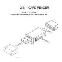 ❧ USB-C Type C /USB 2.0 to NM Nano Memory Card TF Micro-SD Card Reader for Huawei Cell Phone amp;Amp Laptop