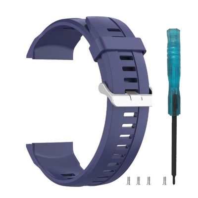 ◊☇ Pasek do zegarków Forhuawei WatchGT Cyber silikonowa bransoletka oddychający pasek 22mm opaska ze śrubami i wkrętak magnetyczny
