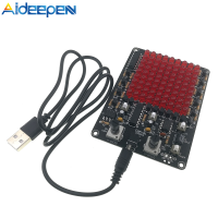 Aideepen CHA-81 DC5-9V ไฟ LED ติดตามชิ้นส่วน DIY ชุดการผลิตอิเล็กทรอนิกส์9X9 LED Dot Matrix DIY ชุดเหมาะสำหรับคนรัก DIY