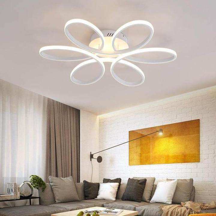 Modern flower LED ceiling lights ceiling lamps for living dining room