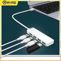 RYRA 4-Port USB 2.0 Hub รองรับสำหรับ Windows Xpvista 78และ MAC พร้อม USB รองรับ4พอร์ตพร้อมกันไดรฟ์ Ultra Slim Portable Hub