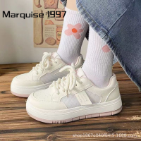 Marquise1997  รองเท้าผ้าใบผญ รองเท้าผ้าใบผู้หญิง รองดท้าผ้าใบ ผญ 2023 NEW FBX2390QHB 37Z230912