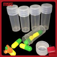 MSRC 10/20pcs กล่องเข็มเย็บผ้า มินิ แล็บ ฝาปิดช่องเก็บของ พลาสติก ขวดตัวอย่าง หลอดทดลอง ขวดเล็ก