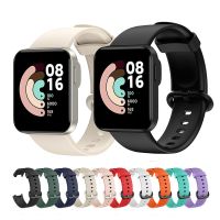 {zhiyun Watchshop}สายรัดข้อมือซิลิโคนสำหรับ Xiaomi Mi Watch Lite รุ่นทั่วโลกสมาร์ทดูเปลี่ยนกีฬาสร้อยข้อมือสายรัดข้อมือสำหรับ Redmi Correa