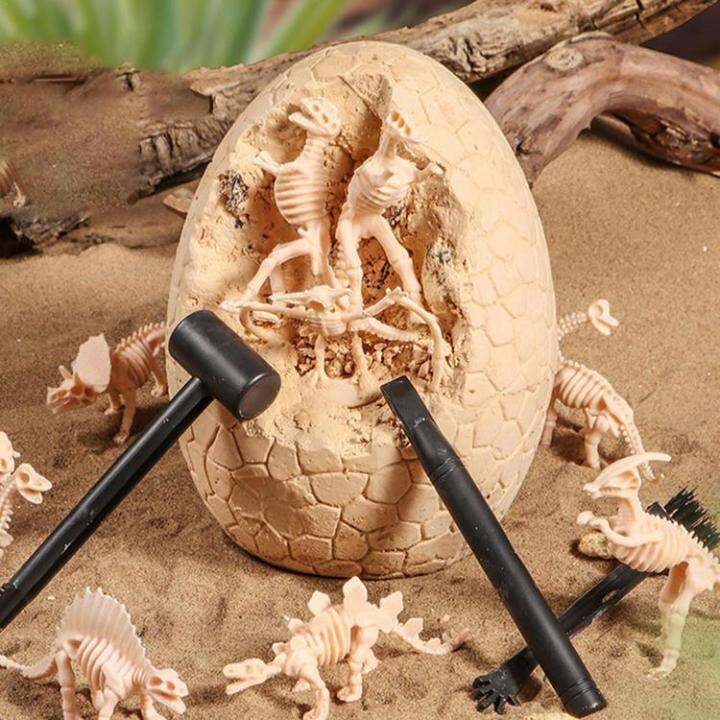 dinosaur-eggs-excavation-dig-kit-excavation-kits-discover-excavation-toy-with-learning-cards-amp-tools-dig-easter-eggs-excavation-kits-with-brush-hammer-chisel-for-age-4-5-6-8-8-12-year-old-natural