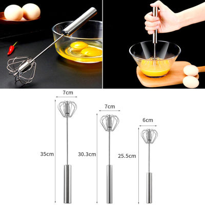 304 Stainless Steel Cream Turning Accessories Tools Stirrer Mixer Whisk Semi-Automatic Egg Beater