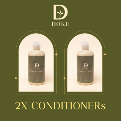 DOKU Balancing &amp; Revitalizing Conditioner x2 ครีมนวดผม ลดผมร่วง ผมมัน ปรับสมดุล กระตุ้นการทำงานของหนังศีรษะ อ่อนโยน สำหรับหนังศีรษะแพ้ง่าย ปราศจากซิลิโคน