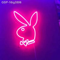 ☞✒16ig3506 Led นีออน Acrílico Coelho Forma Sinal Luz Interior Quarto Sala De Estar Lâmpada Decorativa Festa Casamento Feriado