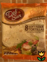 Deli Sun Plain flour Wraps  8 SHEETS // 320G.