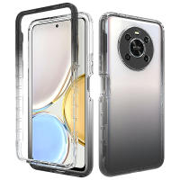 Honor Magic4 Lite Case, RUILEAN Transparent 2-in-1 Gradient Shockproof Case for Honor Magic4 Lite