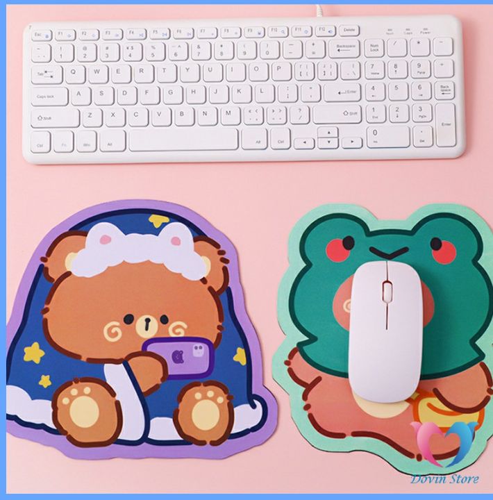 dovin-แผ่นรองเมาส์ลายการ์ตูน-อุปกรณ์คอมพิวเตอร์-น่ารัก-cartoon-mouse-pad