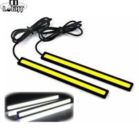 CO LIGHT 2PCS 17CM COB DRL LED Daytime Running Light Auto Lamp External Lights For Universal Car Waterproof Light Bars Fog Lamp Power Points  Switches