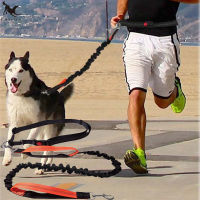 [TAILUP] Dogs Leash Running Elasticity Hand Freely Products Dogs Harness Collar Jogging Lead and Adjustable Waist Rope CL153