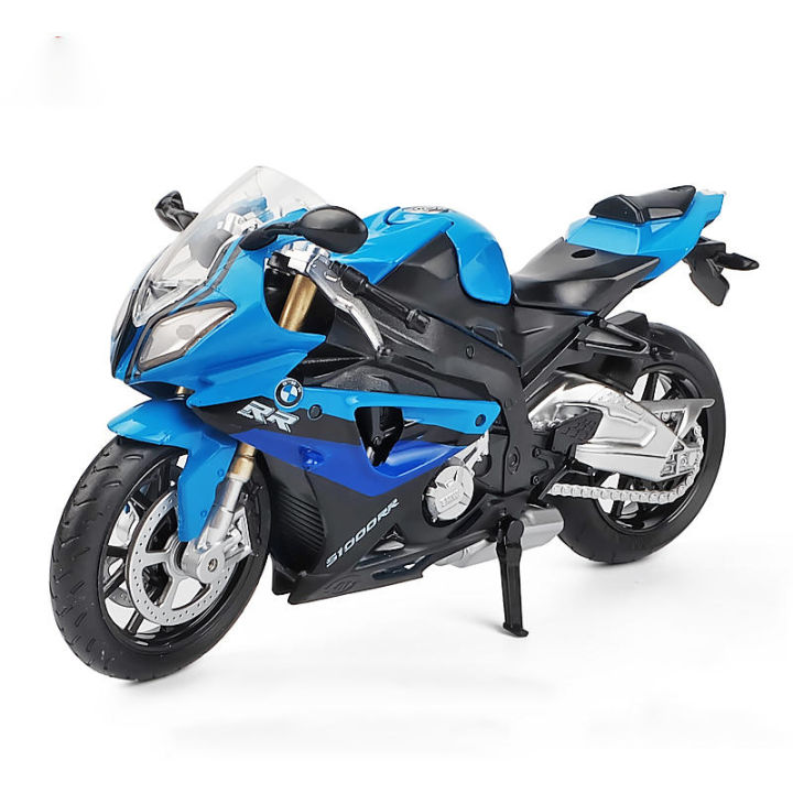 1-12-bmw-s1000rr-ล้อแม็ก-die-cast-รถจักรยานยนต์รุ่นของเล่นยานพาหนะคอลเลกชันเสียงและแสงปิดถนน-autocycle-ของเล่นรถ