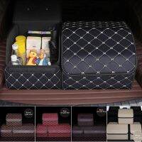 hotx 【cw】 Car Organizer Folding Large Leather Interior Trash Multiuse Tools Storage Stowing Tidying