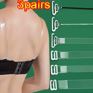 Invisible Clear Bra Strap Non-Slip Adjustable Bra Straps Transparent  Shoulder Strap for Women Elastic Belt Intimates Accessories