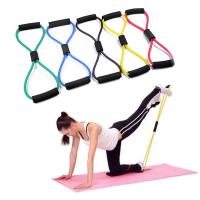 8 Word Resistance Bands Elastic Band for Fitness Equipment Rubber Bands Rope Training Tube Exercise Stretch Expander Workout Exercise Bands