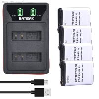 4X 1850mAh EN-EL23 EN EL23 Battery LED USB Dual Charger with Type C port for Nikon COOLPIX B700 S810c P900 P610 P600 Camera new brend Clearlovey