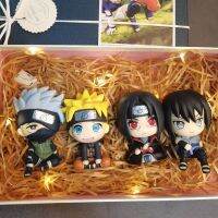 ของเล่น Hiasan Mobil ต่อพ่วงที่สร้างสรรค์ของ Naruto Kaka Xi ซาซุเกะอิตาชิทำด้วยมือของขวัญโมเดลตุ๊กตา