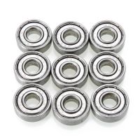 10pcs Deep Groove Bearing Steel Ball Bearings With Grease For Skateboard Roller Scooter Inline Skating