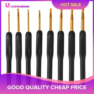 10pcs Crochet Hooks 1.0mm-3.5mm DIY Weave Sweater Yarn Knitting Needles Set