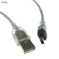 Dolity USB MALE TO FireWire IEEE 1394 4 PIN MALE iLink ADAPTER สายไฟ FireWire 1394