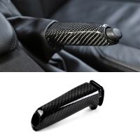 For Bmw E46 E90 E92 E60 E39 F30 F34 F10 F20 Carbon Fiber Car Handbrake Grips Cover Auto Interior Pull Rod Styling Accessories