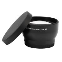 49mm 2.0X High Resolution TELE Telephoto LENS for Camera DSLR 49 2.0 Black Camera Lens + Lens Bag + Lens Cover