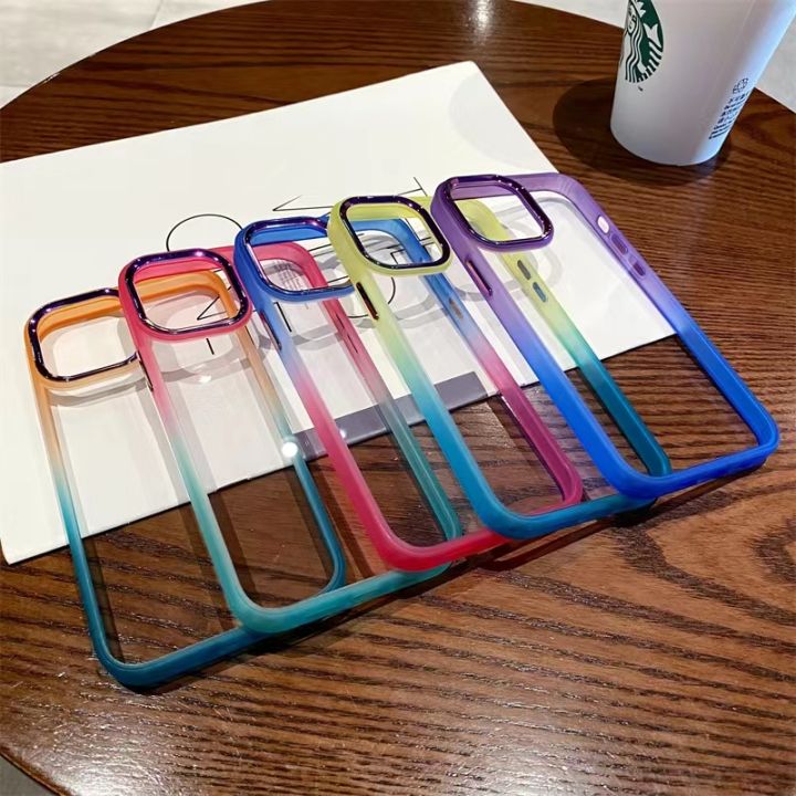 เคสหลังใสขอบสีทูโทน-สำหรับ-oppo-a78-a58-a17-a17k-a77s-a57-a77-reno8z-reno8-reno8pro-reno7pro-a96-reno7-reno7z-a76-a74-a54-a95-a16-a16k-a15-a15s-a5s-f9-a12-a7-a53-a5-20-a9-20-สำหรับ-realmec11