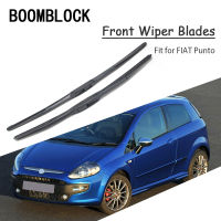 BOOMBLOCK 2pcs Car Accessories Windshield Rubber Original Wiper Blades Arm Kit For Fiat Punto Grande Punto Evo Vehicle